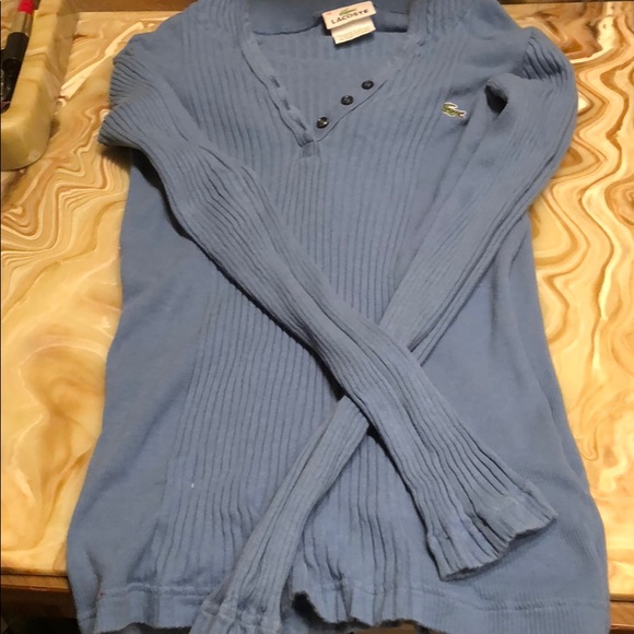 Long sleeve ribbed hooded Lacoste - Picture 6 of 8